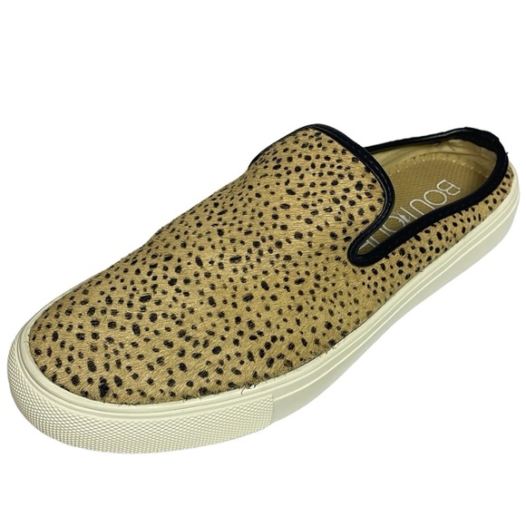 EUC Boutique By Corkys “Abbott” Tan Leopard Print Slides Women’s Size 7 - Picture 8 of 8